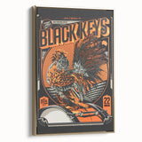 The Black Keys Concert Poster Art – Retro Rock Wall Decor