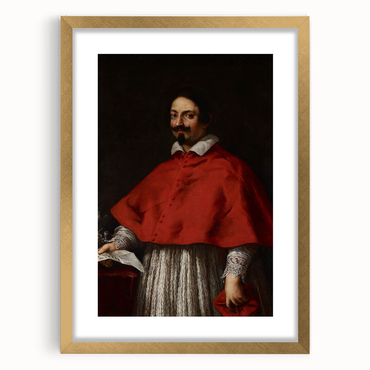 Renaissance Art: Portrait of Cardinal Pietro Maria Borghese Print
