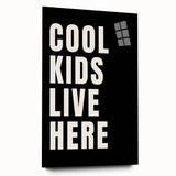 Cool Kids Live Here - Boys Room Wall Art Kids Wall Art Prints