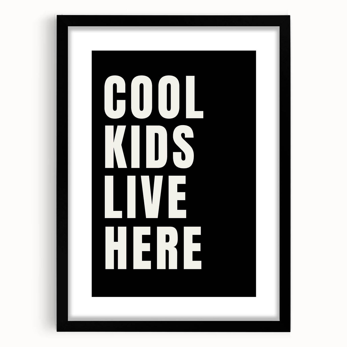 Cool Kids Live Here - Boys Room Wall Art Kids Wall Art Prints