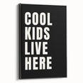 Cool Kids Live Here - Boys Room Wall Art Kids Wall Art Prints