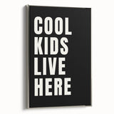 Cool Kids Live Here - Boys Room Wall Art Kids Wall Art Prints