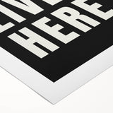 Cool Kids Live Here - Boys Room Wall Art Kids Wall Art Prints