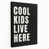 Cool Kids Live Here - Boys Room Wall Art Kids Wall Art Prints