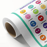 Emotions Chart - Kids Educational Wall Art Feelings Learning Print