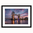 Abstract art print of London scenery in vibrant colors on a large textured canvas, ideal for living room decor.