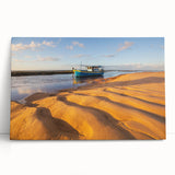 Black and white photo of Brazilian scenery on large stretched canvas, suitable as kitchen wall art or for bedroom ambiance.