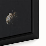 Extra large black wall art on canvas featuring a textured, colorful abstract design, ideal for living room decor.