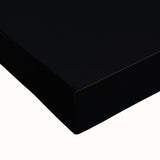 Large black and white landscape painting on stretched canvas depicting a serene fall scene, ideal for bedroom decor.