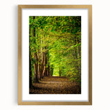 Extra large, textured abstract art print in vibrant spring hues on a gold-framed canvas, suitable for living room decor.