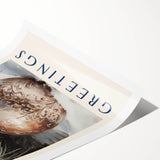 Extra large wall art featuring line art flowers in muted tones on a rolled canvas, suitable for large living room decor.