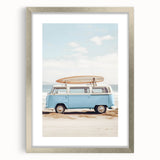 Textured abstract art print in silver frame, featuring soft gray and white swirls, ideal for modern bedroom decor.