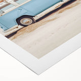 Art deco poster featuring a geometric pattern in muted gold and navy, printed on extra large rolled canvas.