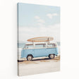 Large abstract canvas art featuring vibrant summer hues, ideal for kitchen wall decor.