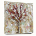 Textured Abstract Tree - Modern Living Room Wall Art on Canvas