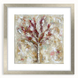 Textured Abstract Tree - Modern Living Room Wall Art on Canvas
