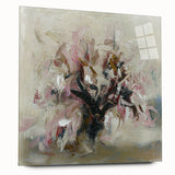 Abstract Floral Elegance - Modern Living Room Wall Art