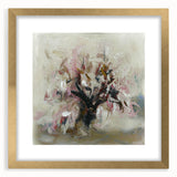Abstract Floral Elegance - Modern Living Room Wall Art