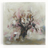 Abstract Floral Elegance - Modern Living Room Wall Art