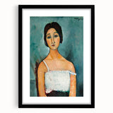 Christina" Portrait Modern Wall Art - Abstract Contemporary Decor