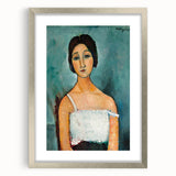 Christina" Portrait Modern Wall Art - Abstract Contemporary Decor