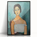 Christina" Portrait Modern Wall Art - Abstract Contemporary Decor