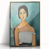Christina" Portrait Modern Wall Art - Abstract Contemporary Decor