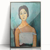 Christina" Portrait Modern Wall Art - Abstract Contemporary Decor