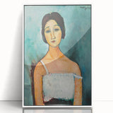 Christina" Portrait Modern Wall Art - Abstract Contemporary Decor