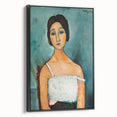 Christina" Portrait Modern Wall Art - Abstract Contemporary Decor