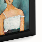 Christina" Portrait Modern Wall Art - Abstract Contemporary Decor
