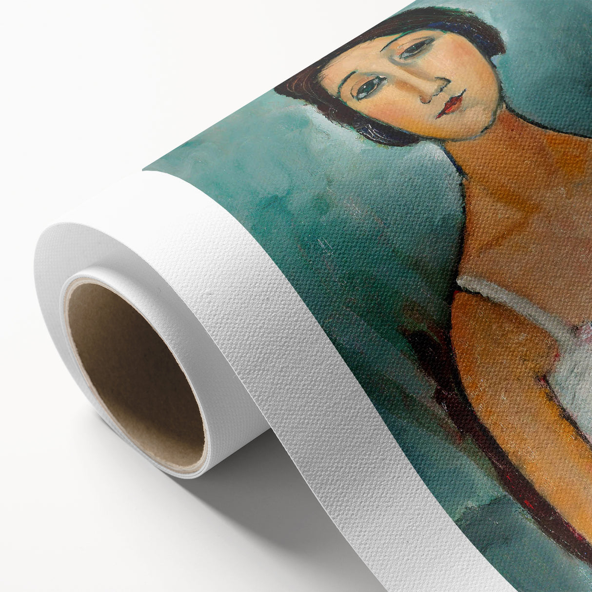 Christina" Portrait Modern Wall Art - Abstract Contemporary Decor