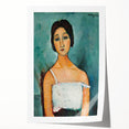 Christina" Portrait Modern Wall Art - Abstract Contemporary Decor