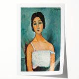 Christina" Portrait Modern Wall Art - Abstract Contemporary Decor