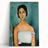 Christina" Portrait Modern Wall Art - Abstract Contemporary Decor