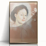 Impressionist Portrait Art - Degas' "The Artist's Cousin" Print