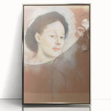 Impressionist Portrait Art - Degas' "The Artist's Cousin" Print