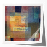 Modern Wall Art - Abstract Geometric Architecture in Warm Tones