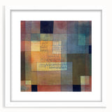 Modern Wall Art - Abstract Geometric Architecture in Warm Tones