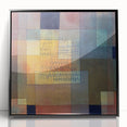 Modern Wall Art - Abstract Geometric Architecture in Warm Tones