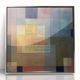 Modern Wall Art - Abstract Geometric Architecture in Warm Tones