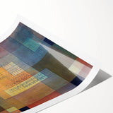 Modern Wall Art - Abstract Geometric Architecture in Warm Tones