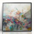 Abstract Floral Harmony - Modern Living Room Wall Art
