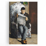 Impressionist Portrait Art - Cézanne's "The Artist's Father" Print
