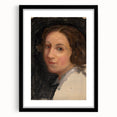 Modern Wall Art - Classic Portrait in Soft, Neutral Brushstrokes