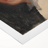 Modern Wall Art - Classic Portrait in Soft, Neutral Brushstrokes