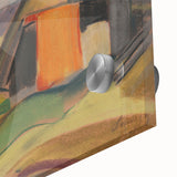 By the Village" Abstract Modern Art - Minimalist Wall Decor