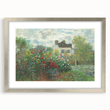Artist's Garden in Argenteuil: Monet's Impressionist Floral Wall Art