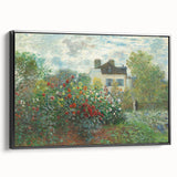Artist's Garden in Argenteuil: Monet's Impressionist Floral Wall Art