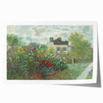 Artist's Garden in Argenteuil: Monet's Impressionist Floral Wall Art